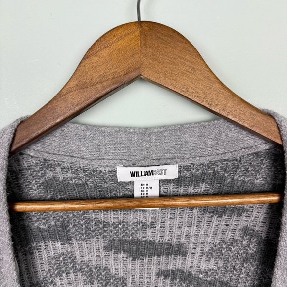 William Rast Camo Open Front Cardigan Sweater - Picture 3 of 6
